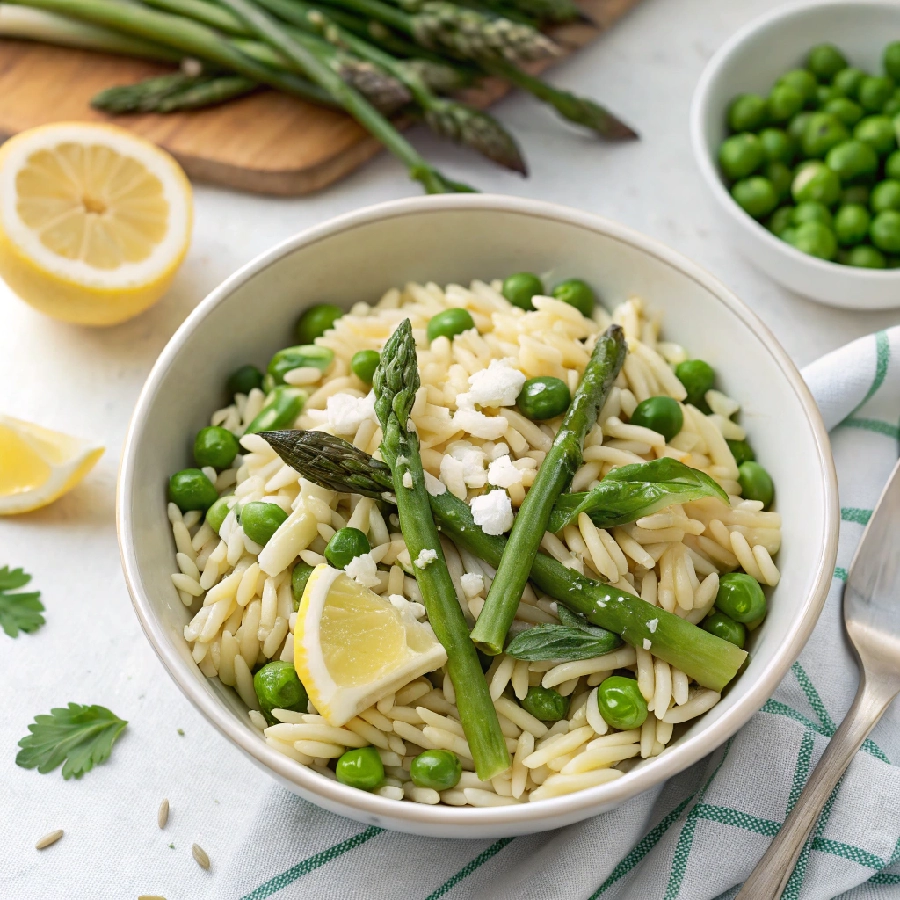 Spring Lemon Orzo Cold Salad 1 - Danyrecipes
