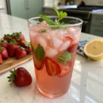 Strawberry Basil Lime Drink