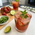 Strawberry Mint Lemonade Drink
