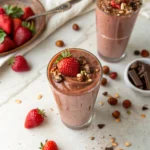 Homemade Strawberry Nutella Hazelnut Milkshake 8 Strawberry Nutella Hazelnut Milkshake (1)