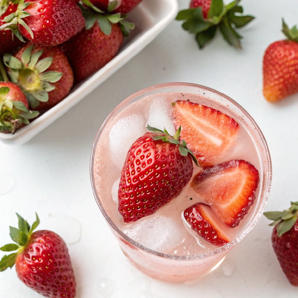 Strawberry Rose Lemonade