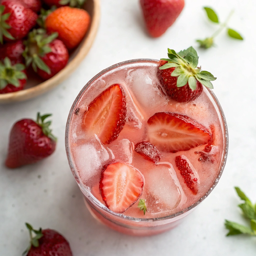 Strawberry Rose Lemonade