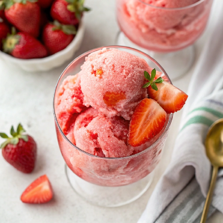 Strawberry Watermelon Ice Slushie