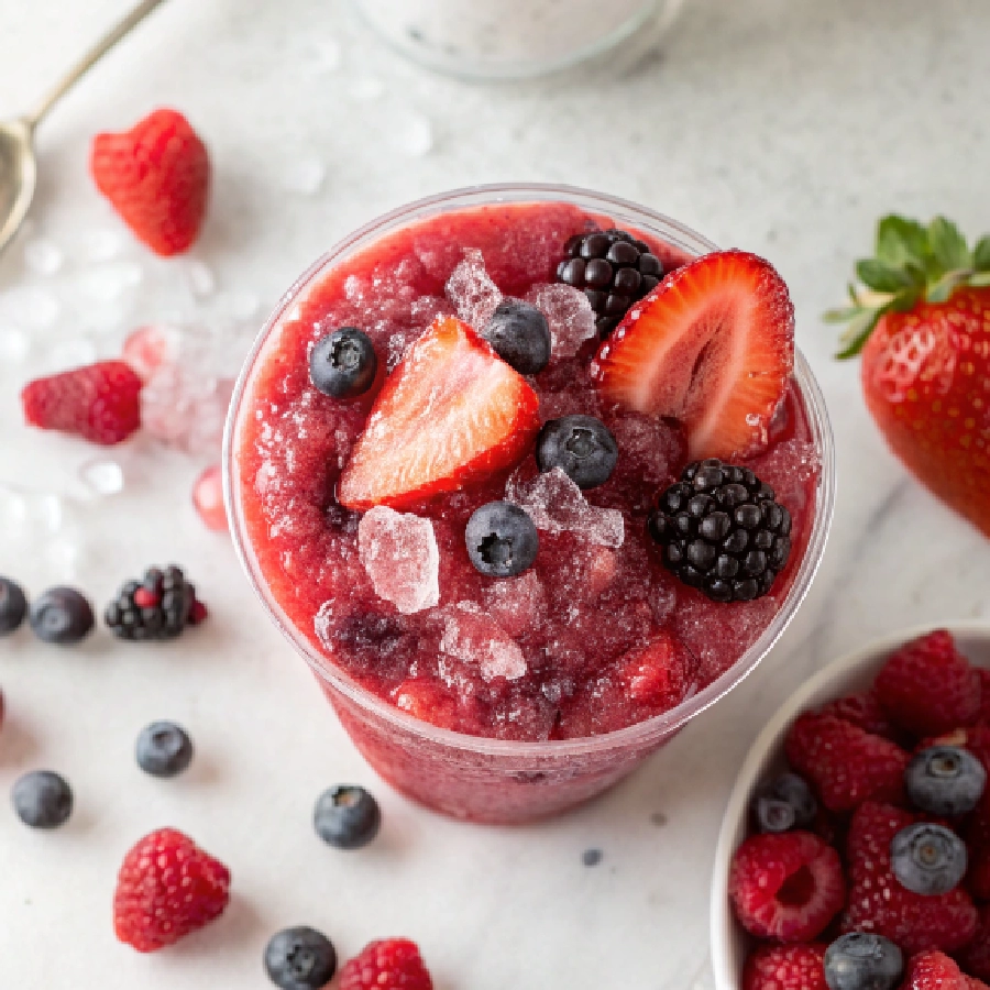 Tropical Berry Slushie
