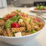 Whole Wheat Light Pasta Salad 1 - Danyrecipes