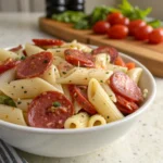 Zesty Italian Pasta Salad with Salami Pepperoni 1 - Danyrecipes