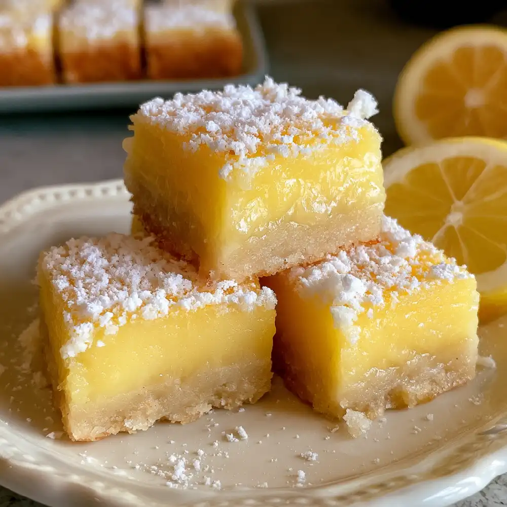 Frozen Lemon Bars for Heatwaves