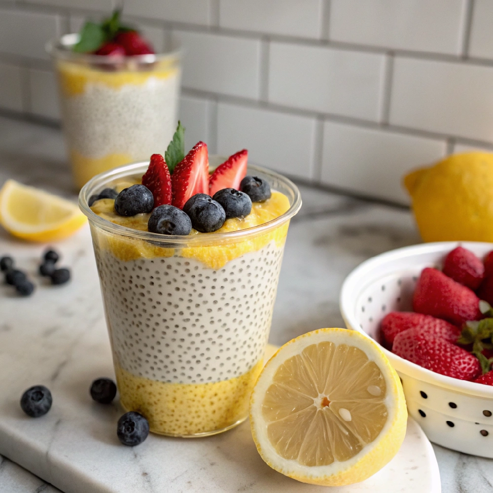 Portion-Controlled Lemon Chia Pudding Cups 2 Healthy Light Lemon Sweets 22 - Danyrecipes