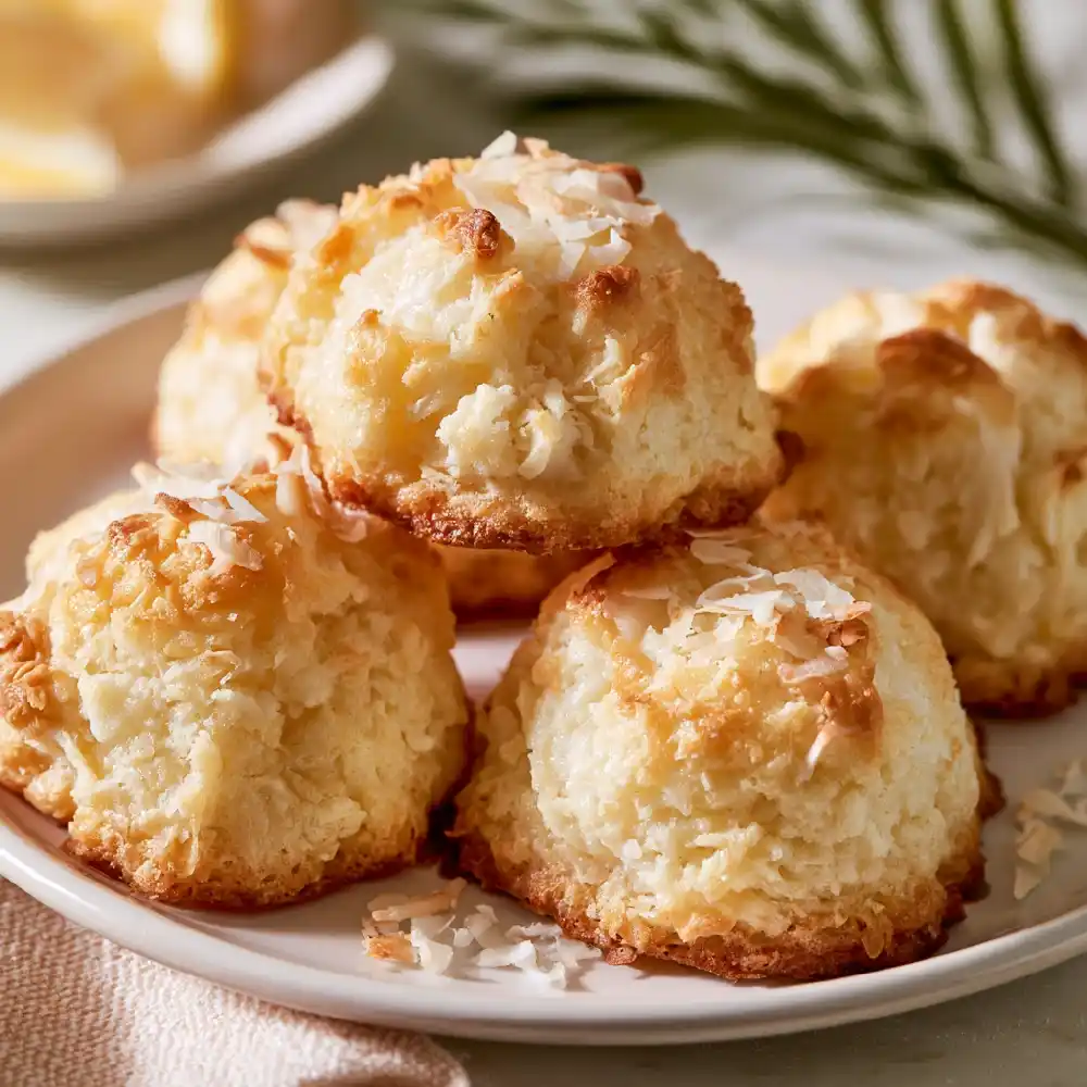 Keto Lemon Coconut Macaroons
