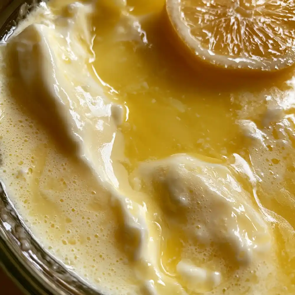 Keto Lemon Posset with Heavy Cream and Erythritol