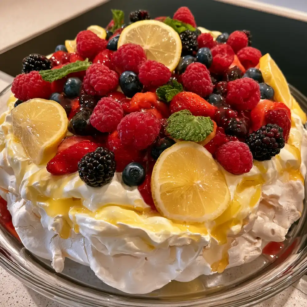 Lemon Berry Pavlova