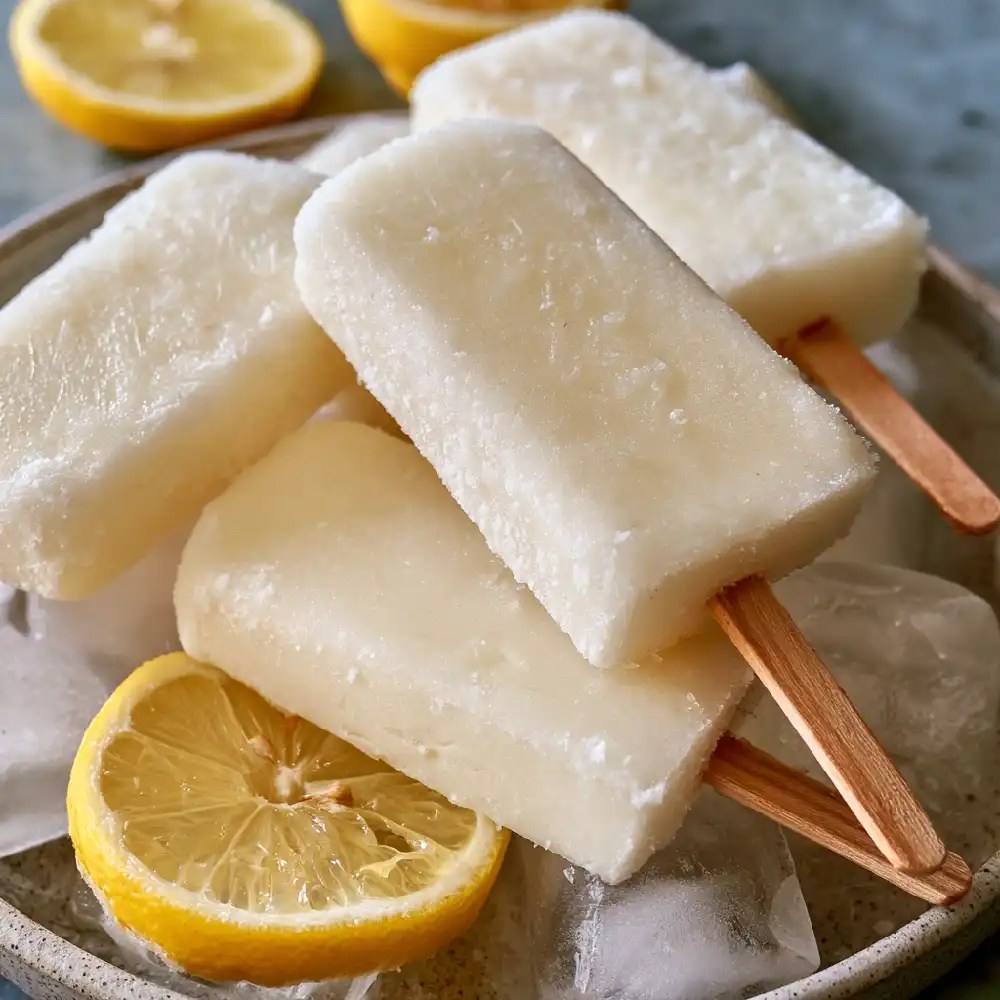 Lemon Coconut Popsicles 1 Lemon Coconut Popsicles 3 compressed - Danyrecipes
