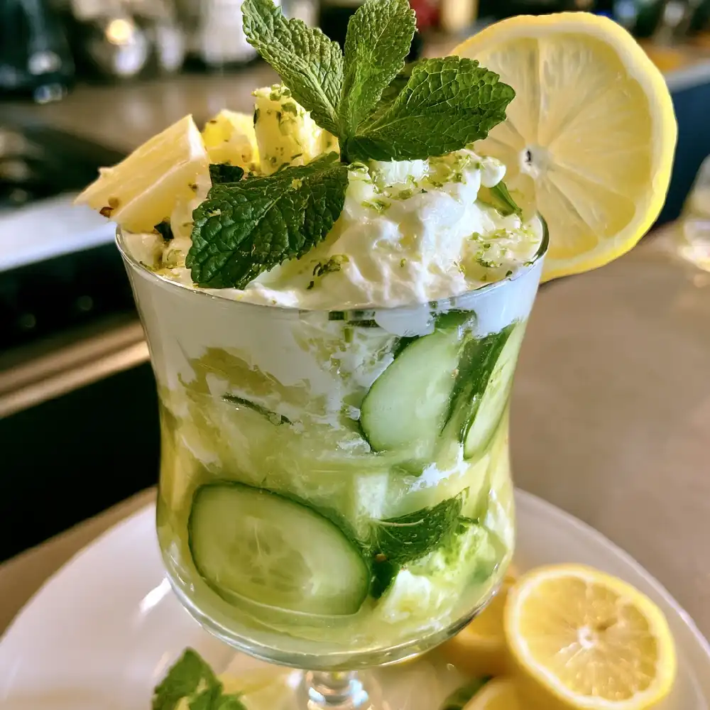 Lemon Cucumber Agua Fresca Dessert 1 Lemon Cucumber Agua Fresca 3 compressed - Danyrecipes