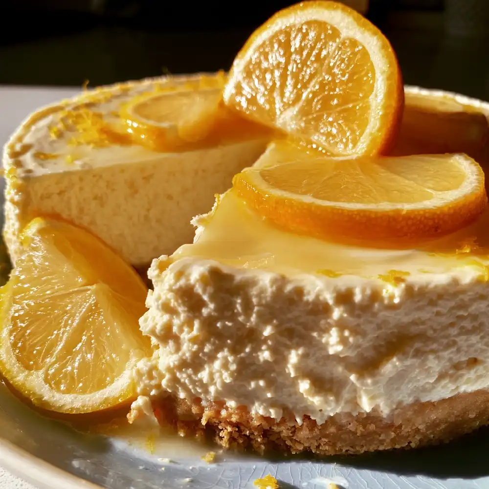 No Bake Lemon Cheesecake 4 compressed - Danyrecipes