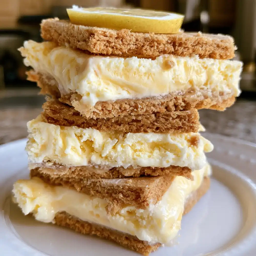 No Oven Lemon Ice Cream Sandwiches 2 compressed - Danyrecipes