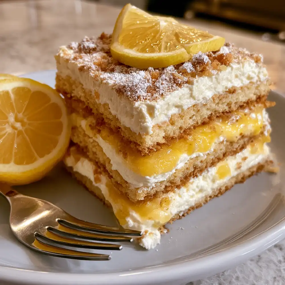 No-Oven Lemon Icebox Cake 1 No Oven Lemon Icebox Cake 4 compressed - Danyrecipes