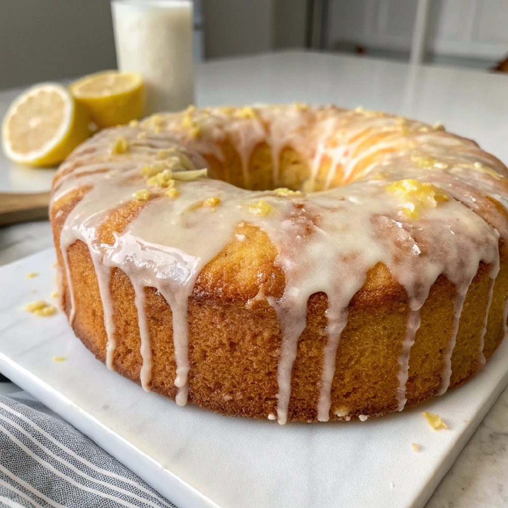 Easy Lemon Pound Cake with Glaze Drizzle 1 Quick 15 Minute Lemon Desserts 15 - Danyrecipes