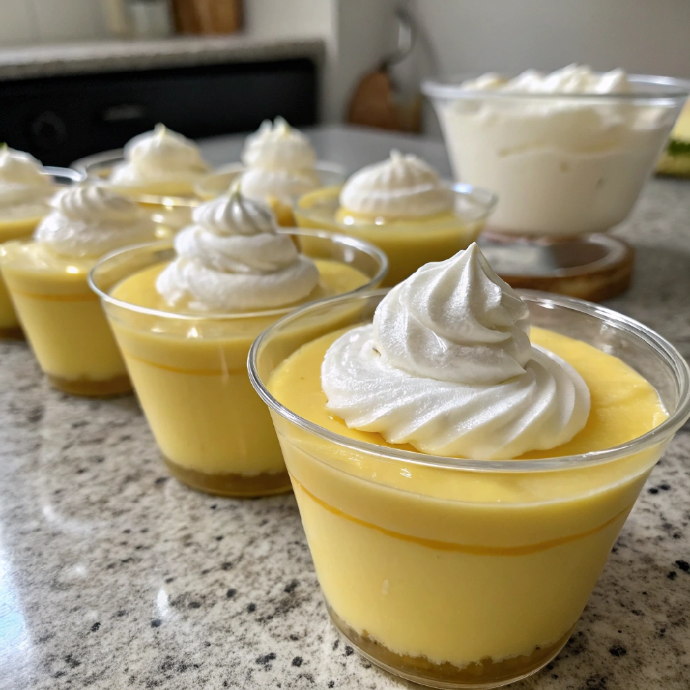 Easy Lemon Pudding Cups with Whipped Topping 2 Quick 15 Minute Lemon Desserts 23 - Danyrecipes