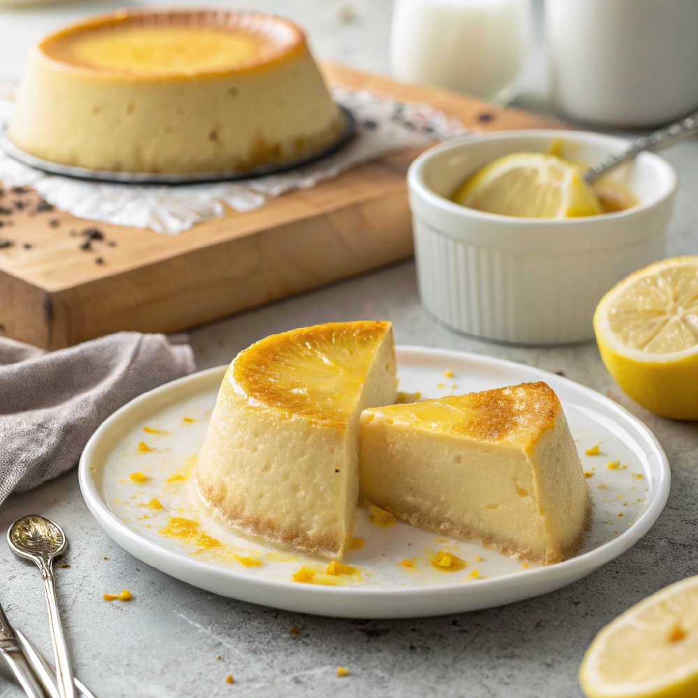 High-Protein Vegan Lemon Pudding with Silken Tofu 2 vegan lemon desserts 10 - Danyrecipes