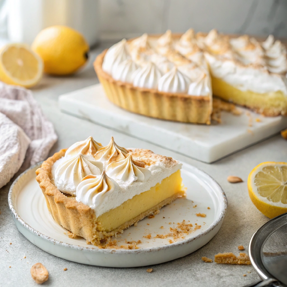 Vegan Lemon Meringue Pie with Aquafaba 2 vegan lemon desserts 26 - Danyrecipes