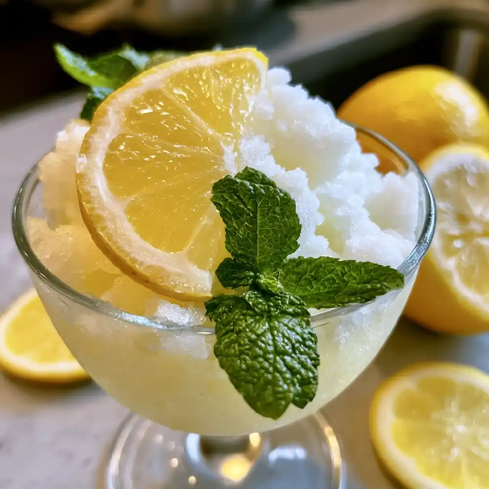 Easy Lemon Coconut Nest Bars for Easter 4 Refreshing Lemon Granita for the Fourth of July