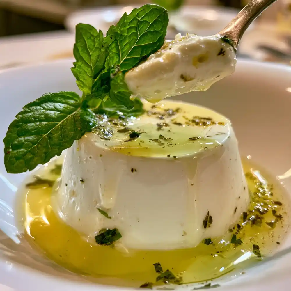Lemon Panna Cotta with Mint Oil 2 Lemon Panna Cotta with Mint Oil 2 25 11zon - Danyrecipes